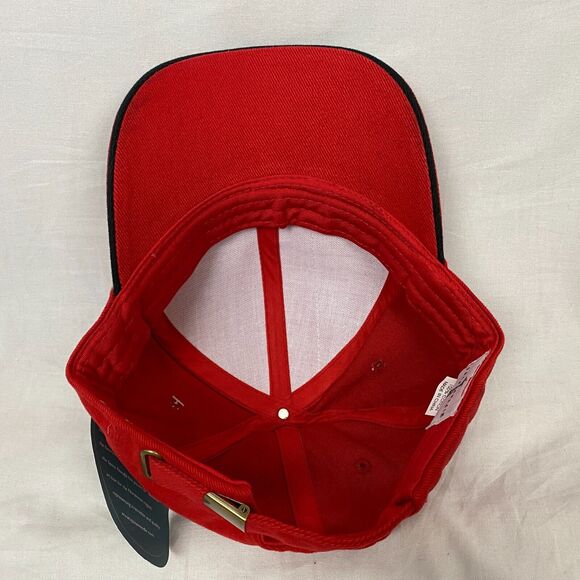 Space Needle Seattle Washington Hat Cap Red Embroidered Souvenir Strapback NEW - Picture 6 of 10